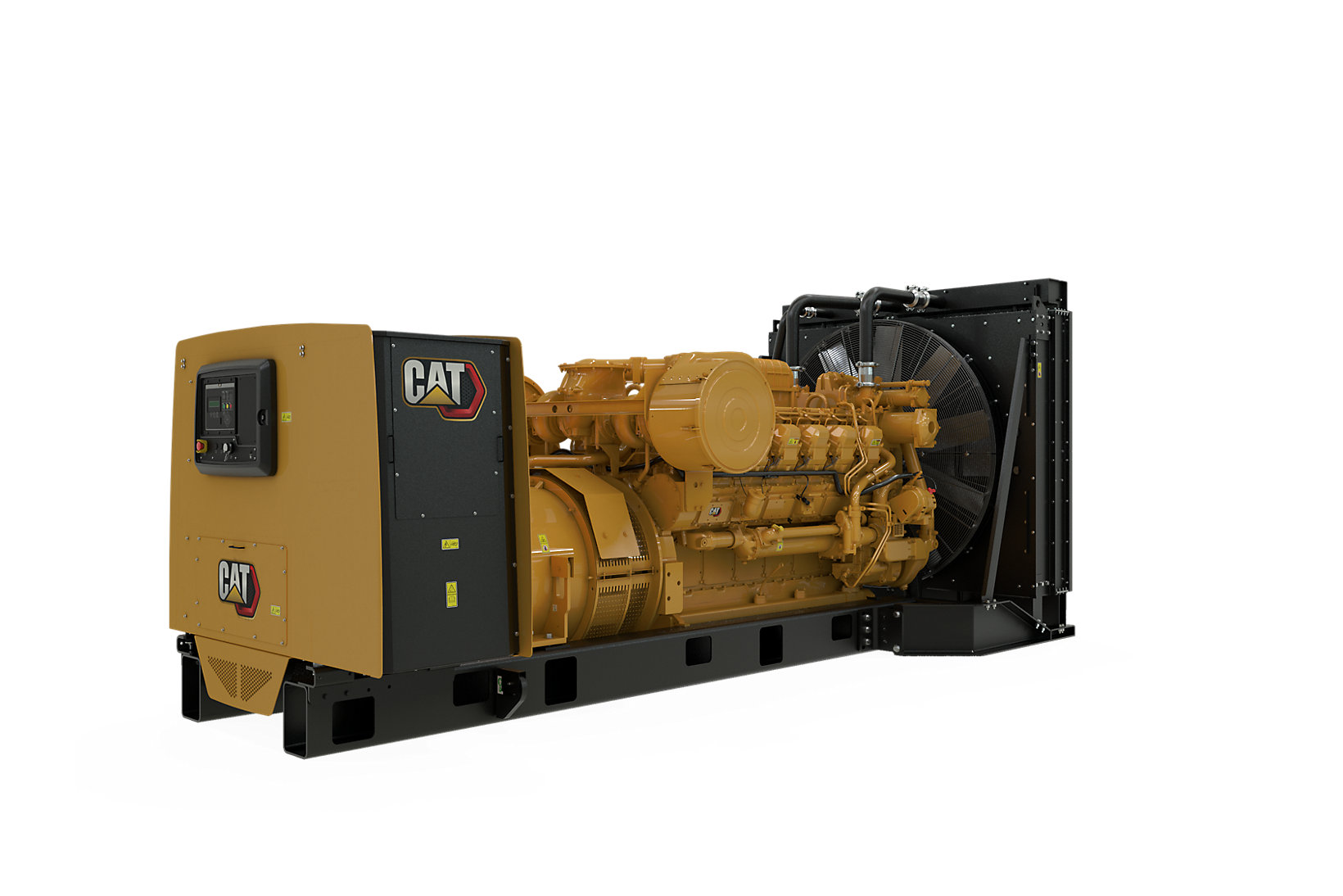 Industrial diesel generator used as context for the featured B2B project